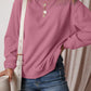 Round Neck Long Sleeve Sweatshirt