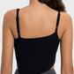 Slit Asymmetrical Neck Active Cami