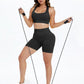 Scoop Neck Wide Strap Top and Shorts Active Set