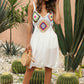 Geometric V-Neck Spaghetti Strap Cover Up Dress