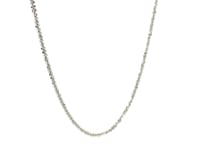 10k White Gold Sparkle Chain 1.5mm