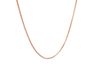 14k Rose Gold Adjustable Popcorn Chain 1.3mm