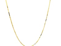 10k Yellow Gold Classic Box Chain 0.8mm