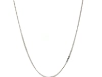 10k White Gold Gourmette Chain 1.5mm