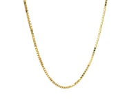 14k Yellow Gold Classic Box Chain 1.1mm