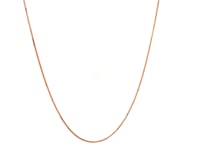 14k Rose Gold Classic Box Chain 0.6mm