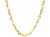 5.0mm 14k Yellow Gold Anchor Chain