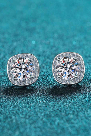 Let Me Love You 1 Carat Moissanite Stud Earrings (Men's / Women's)