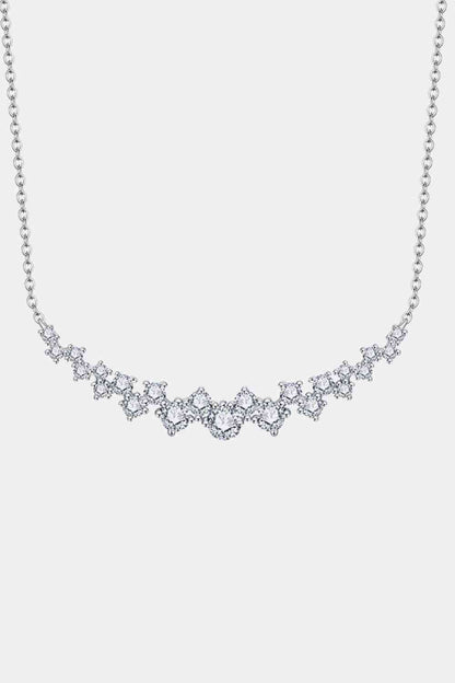 1.64 Carat Moissanite Sterling Silver Necklace