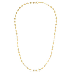 14k Yellow Gold Necklace with Polished Circles