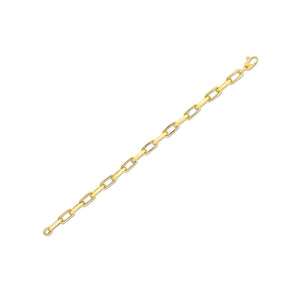 14k Yellow Gold French Cable Link Bracelet (6mm)