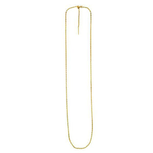 Endless Adjustable Cable Chain in 14k Yellow Gold (1.7mm)