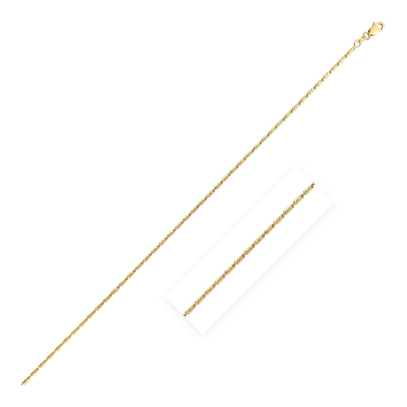 14k Yellow Gold Lumina Pendant Chain 2.0mm