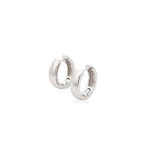 Sterling Silver Polished Hoop Earrings