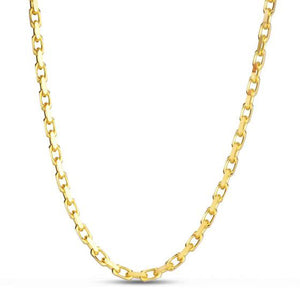 14k Yellow Gold French Cable Link Chain 3.6 mm